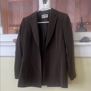 Kasper Dark Brown Blazer